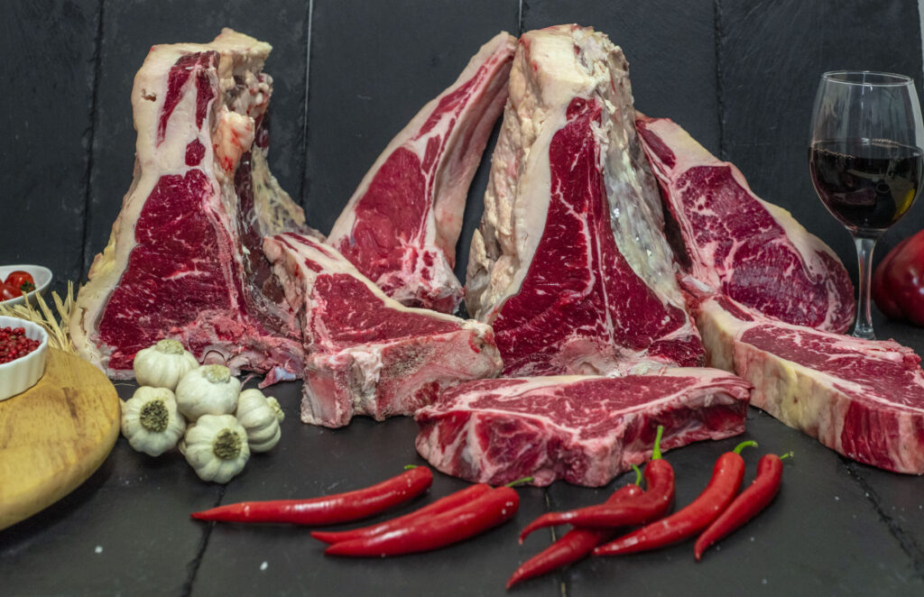 Dry aged biological beef Kissamos has been our pride since 1924. At VG Paterakis we dry-age premium biological beef for 30 to 60 days and offer the freshest fish daily from the Cretan Sea.