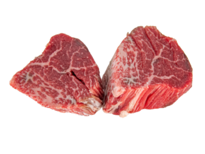 Dry aged filet Kissamos - filet mignon Kissamos steaks at VG Paterakis butcher shop in Kissamos